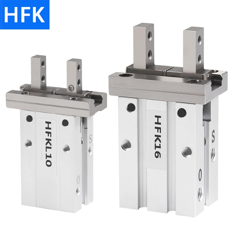 

HFK10 HFK16 HFK20 HFK25 HFK32 HFK40 Parallel Style Pneumatic Air Gripper Cylinder Double Acting