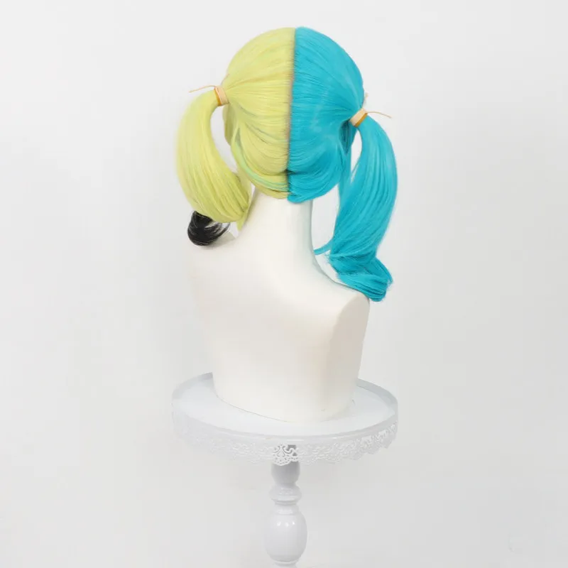 Anime Canari Cosplay Wig Heat Resistant Yellow-green Pigtails Women Synthetic Hair For Halloween Party Carnival Role Play view 4