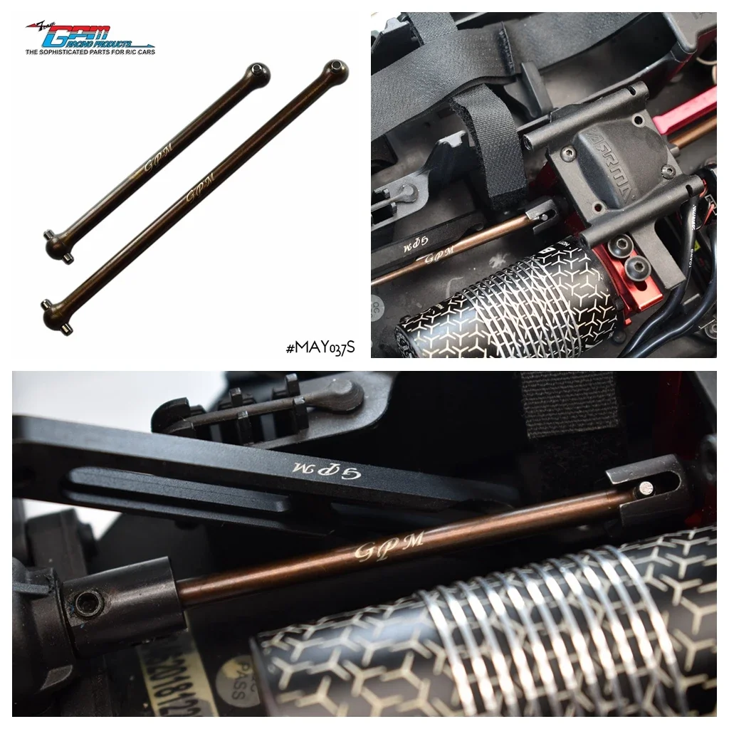 GPM S2 Mid Drive Shaft Dog Bone for ARRMA 1/8 4WD TYPHON TLR TUNED ROLLER-ARA8306 4WD TYPHON 6S BLX BUGGY