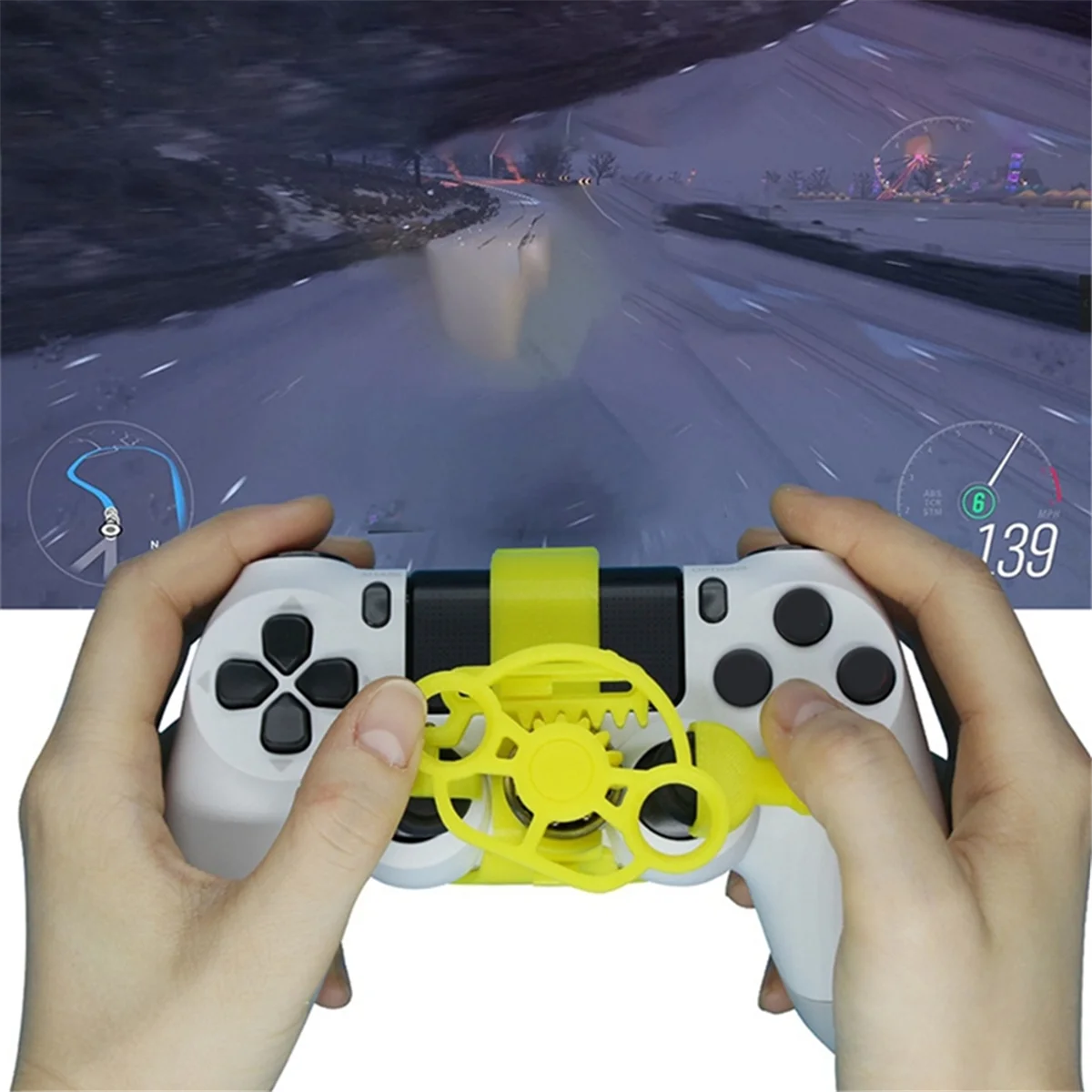 【B55AQ】Accessori Gioco da gioco Volante Controller universale fai da te Ruota ausiliaria Gamepad Sterzo per PS4 Playstation 4
