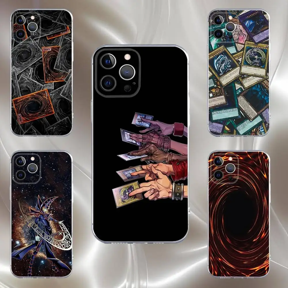 

Anime Y-Yu-Gi-Oh Yugioh Phone Case For iPhone 16,15,14,13,12,11 Pro,Max,Plus,X,XS,XR,SE,Mini Transparent Silicone Soft