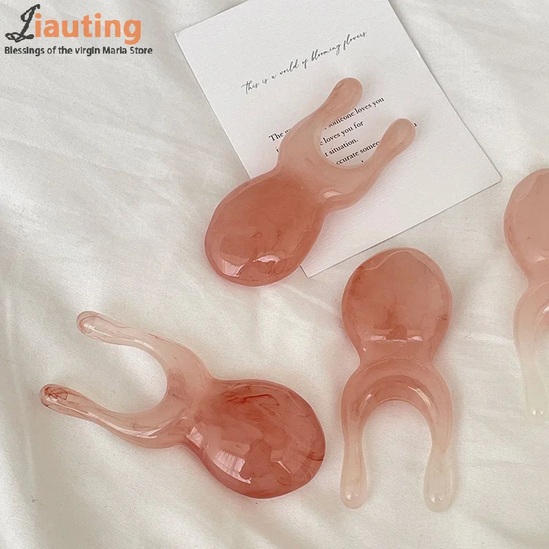 Face Lifting Guasha กบจมูกนวดลดอาการบวมจมูกยกจมูกนวดสุขภาพความงาม Scraping Board Facial เครื่องมือ