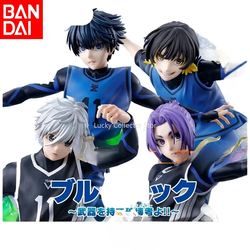 Bandai 100% Original Ichiban Reward Blue Prison Nagi Seishiro Mikage Rei King Bee Return Figure Anime Character Model Gift