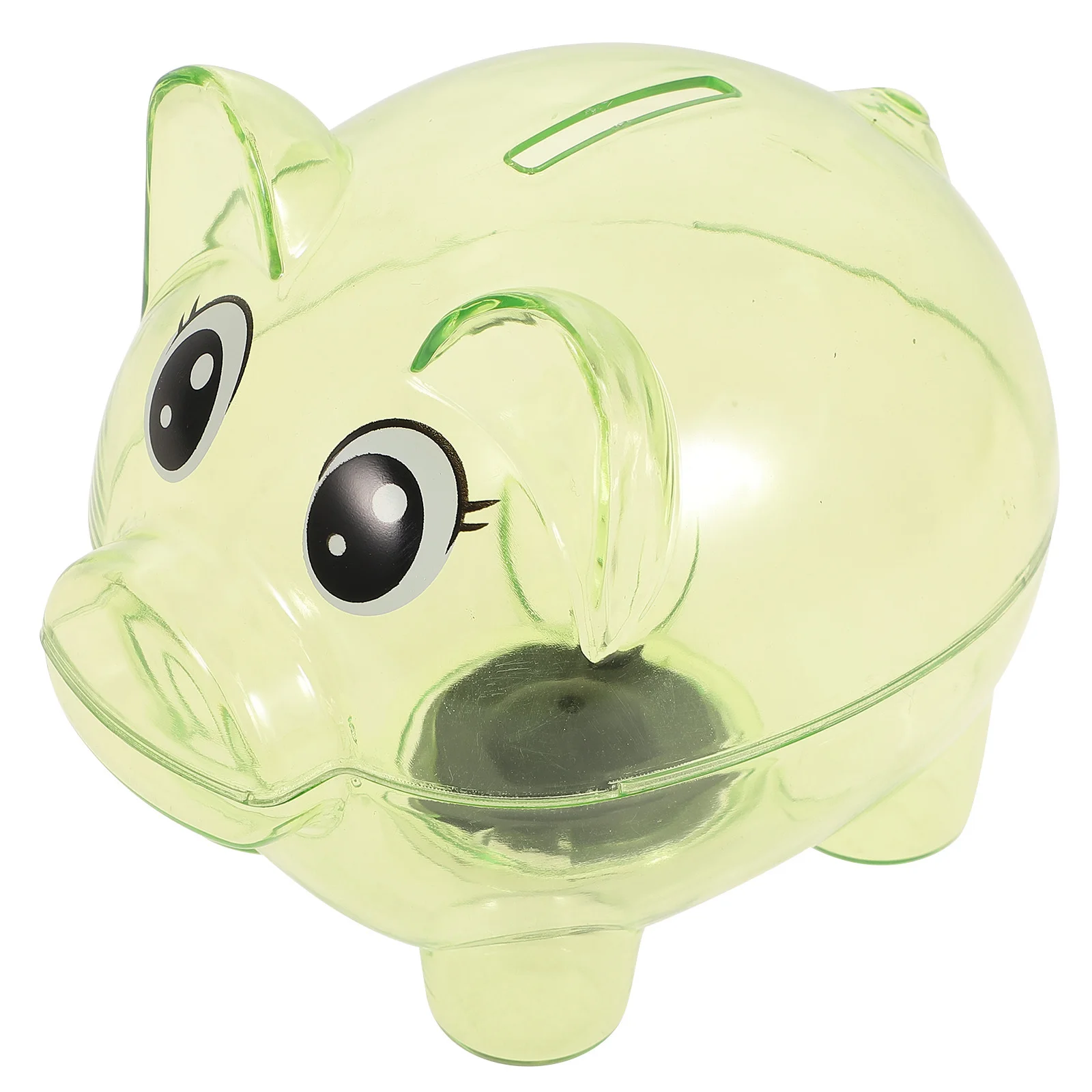 2 pièces banque de pièces transparente enfants tirelire artisanat exquis cadeau Unique développer la capacité de gestion financière