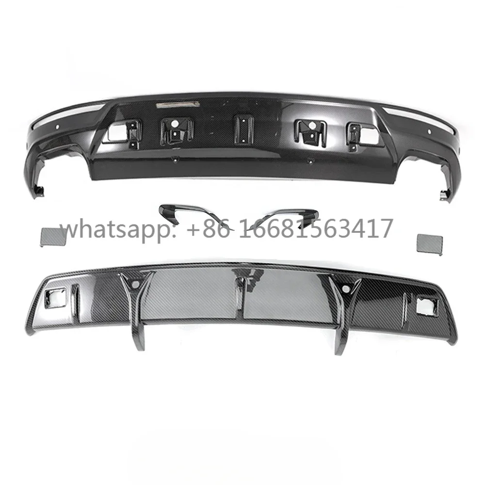 

Performante Style Dry Carbon Fiber Rear Diffuser Set For Lamborghini URUS S Bodykit 2023-2025