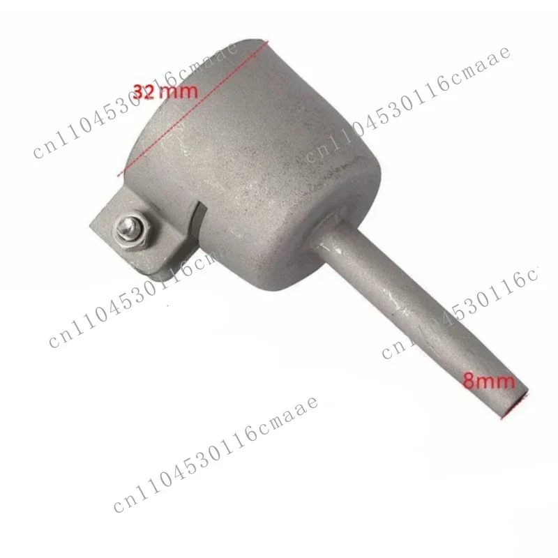 New 4pcs/set of 35mm/32mm Stainless Steel Standard Nozzle Hot Air Plastic Welding Gun Accessories Fixing Point 5 * 7/5mm