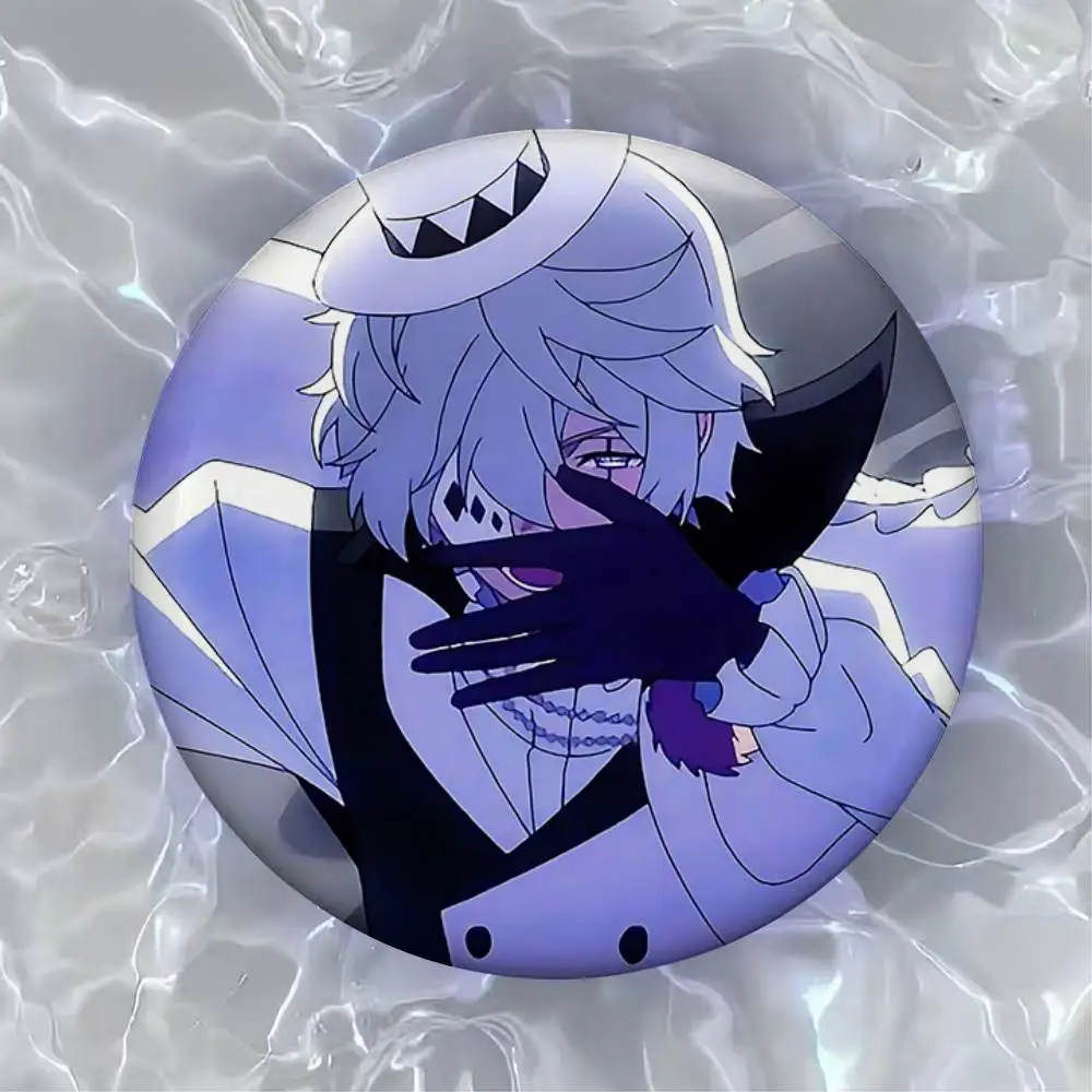 شارات Fyodor D من Bungo Stray Dogs الإبداعية صفيح زر دبوس بروش ملحقات شارة الإبداعية للأطفال والأصدقاء