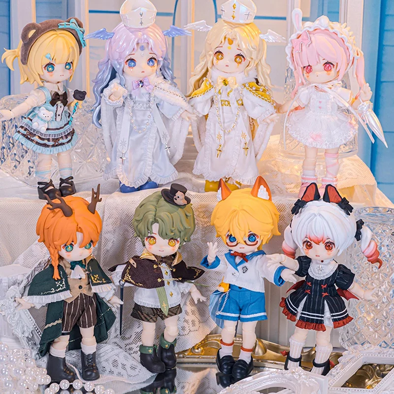 

Nagi Illusion Series слепая коробка милая кукла Nagi BJD шарнирная кукла-сюрприз сумка 1/12 аниме фигурка загадочная коробка игрушка в подарок