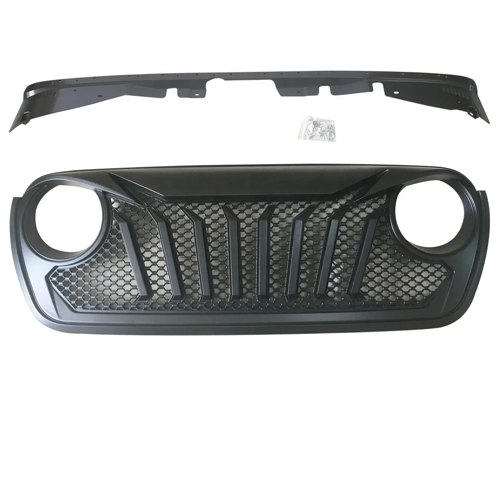 for jeep for wrangler jl car part front grille with mesh car grills