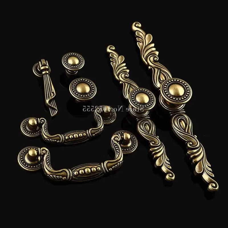 

Classic 20PCS Zinc Alloy Antique Furniture Pulls Handles Drawer Knobs Cupboard Wardrobe Closet Dresser Shoe Cabinet Door Pulls