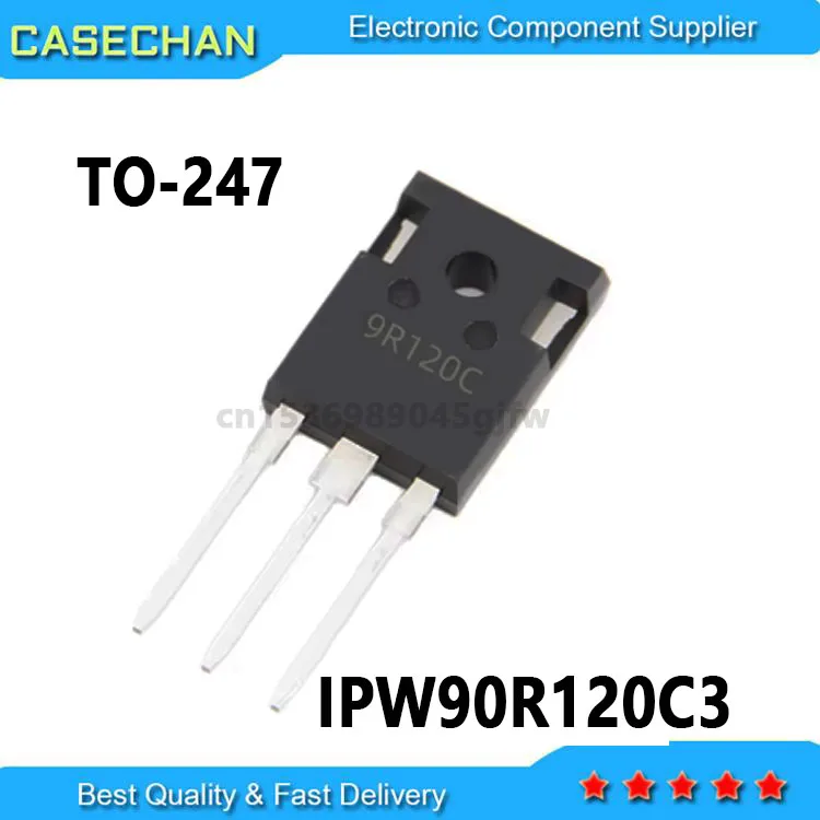 10PCS New and Original 90R120C3 9R120C 9R120 IPW90R120C3  TO-247 36A 900V