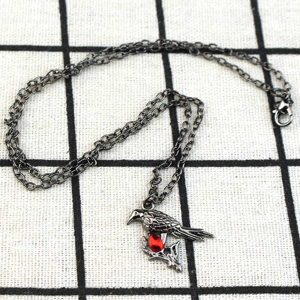 Love And Deepspace Sylus Crow Pendant Necklace Game Cosplay DIY Ornament Halloween Party Decor Costume Accessories Jewelry New