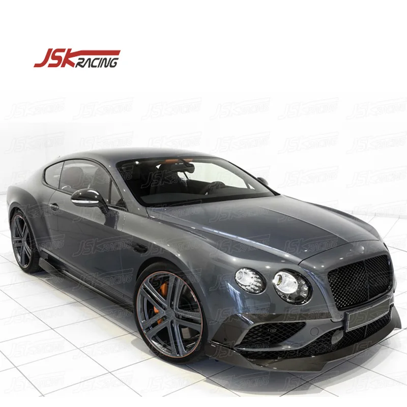 High Quality Carbon Fiber S TECH Style Side Skirts Underboard for 2015-2017 Bentley Continental GT V8 Speed