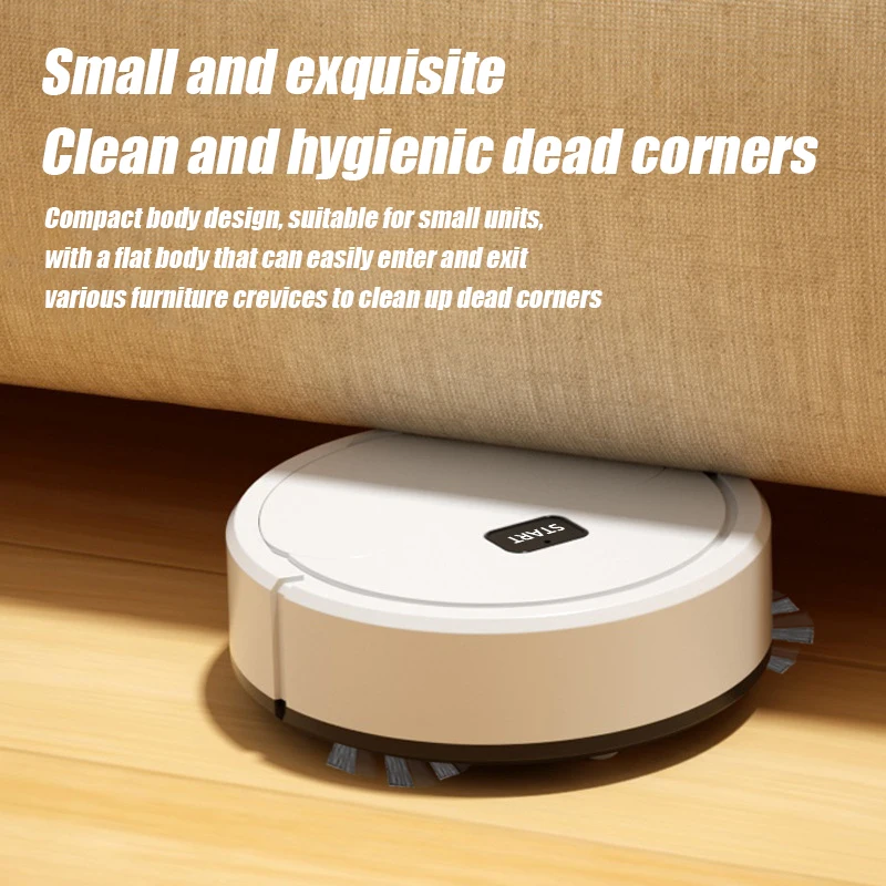 NEW Xiaomi Smart Sweeping Robot Mini Silent Vacuum Cleaner Sweep Mop Brush Three-in-one Multi-function Cleaning Machine for Home