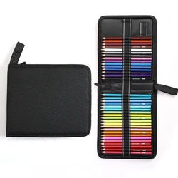 36/48/72 Holes Colored Lead Pencils Storage Bag Large Capacity Case Box Holder School Supplies Stationery Student
