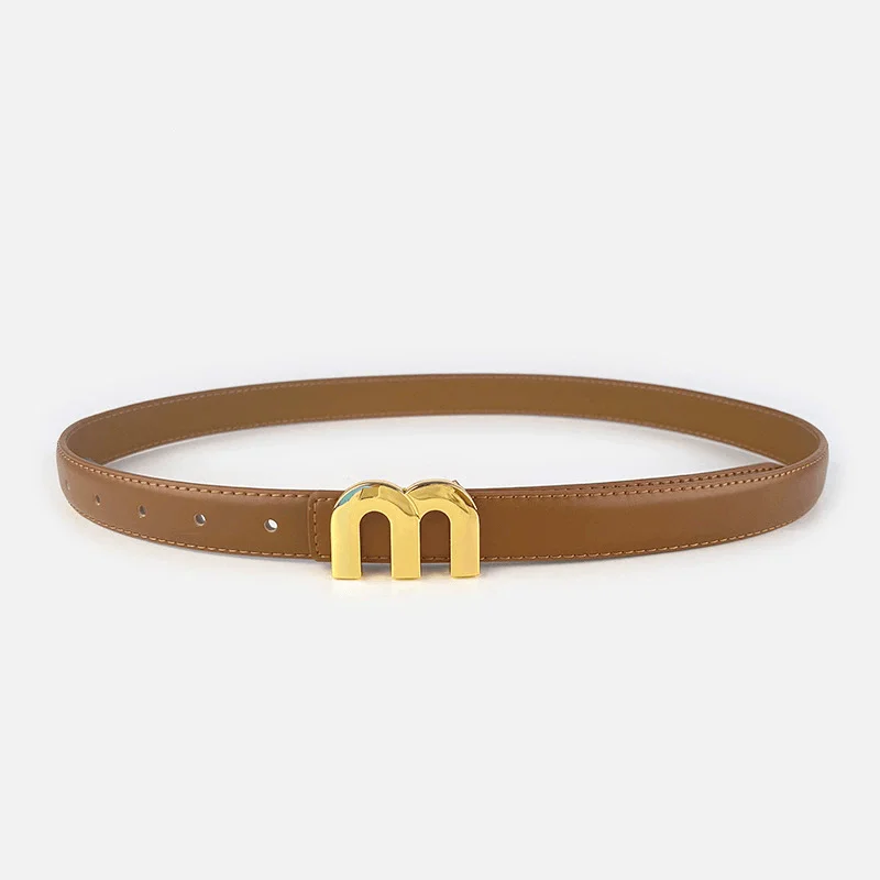 2025 neue Luxus Vintage Designer Marke 25mm Gürtel frauen Hohe Qualität Frauen Leder Gürtel Strap für Jeans Bund – Detail 9