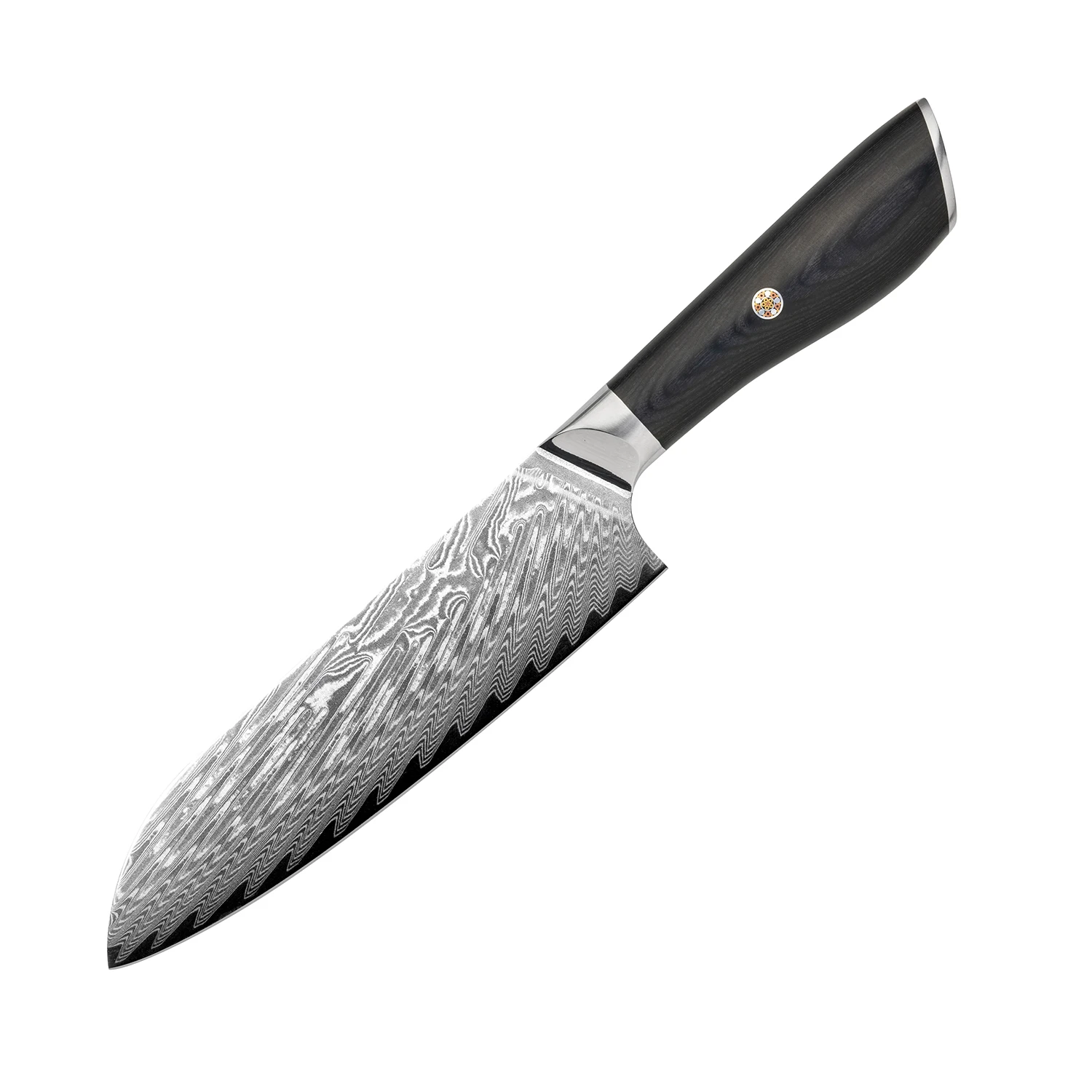 7 Inch Santoku Knife 67-Layers Damascus Steel VG10 Blade Razor Sharp Chef Slicing Cleaver Japanese Kitchen Knife G10 Handle