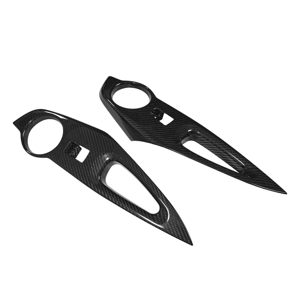 For Toyota Corolla GR Dry Carbon Fiber Interior Rear Door Switch Button Panel Cover Trim 2023 up