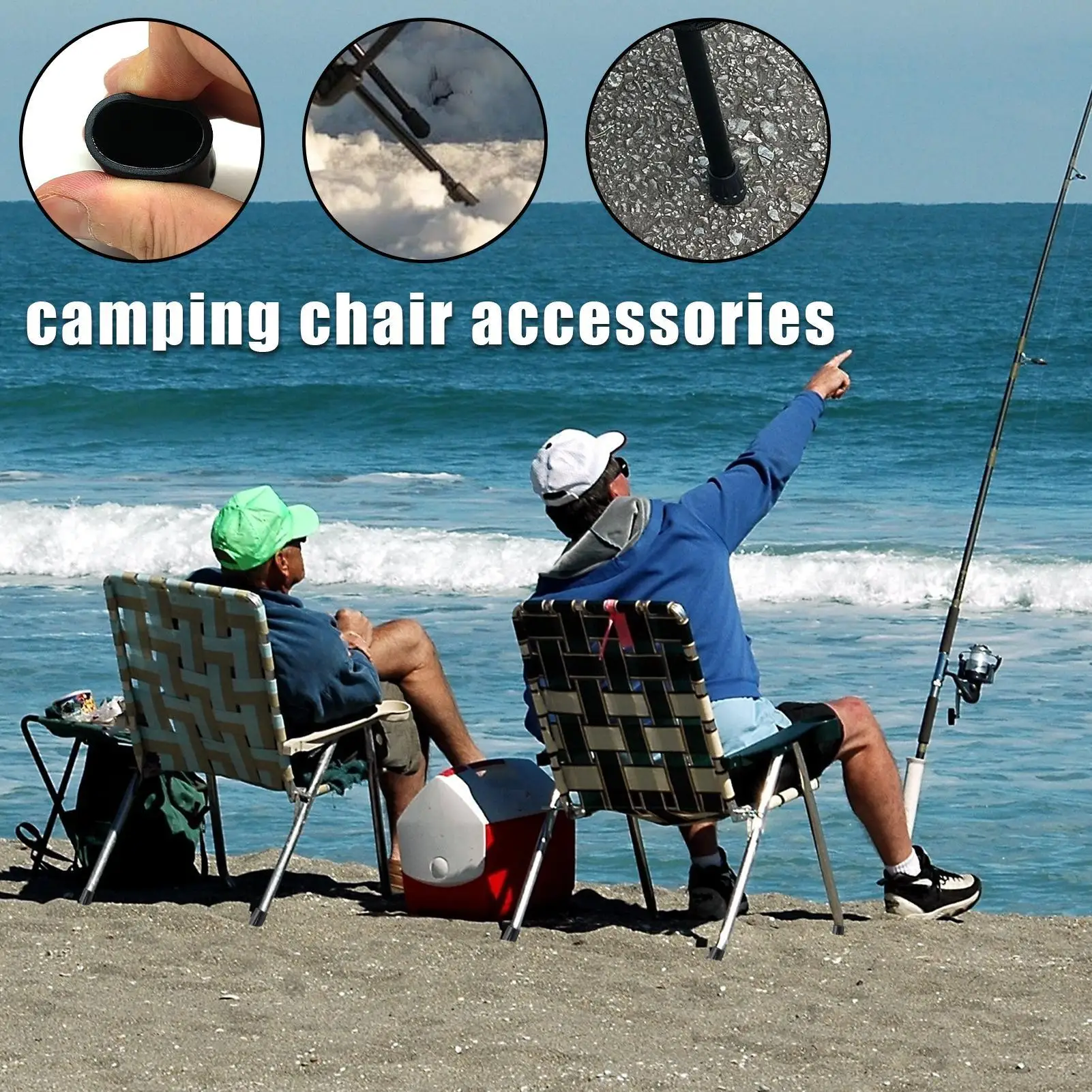 Chair Leg Floor Protectors 4-Piece Heavy Duty Gripper Cushions Anti-Slip Chair Bottom Floor Protectors For Carpet Wood Tile
