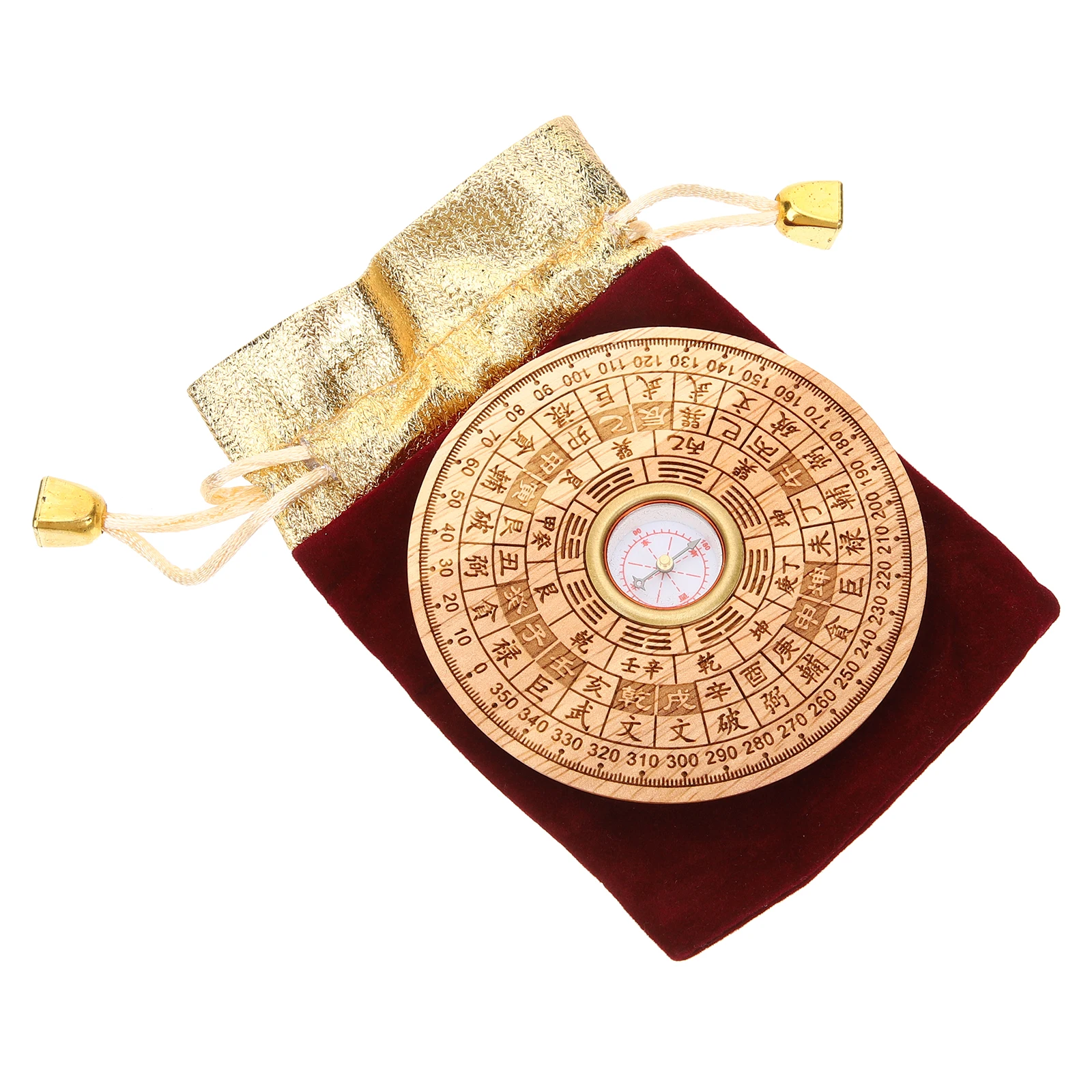

Ancient Style Wooden Fengshui Traditional Chinese Decorative Compass For Home Office Gift For Men Retro Divination Compass