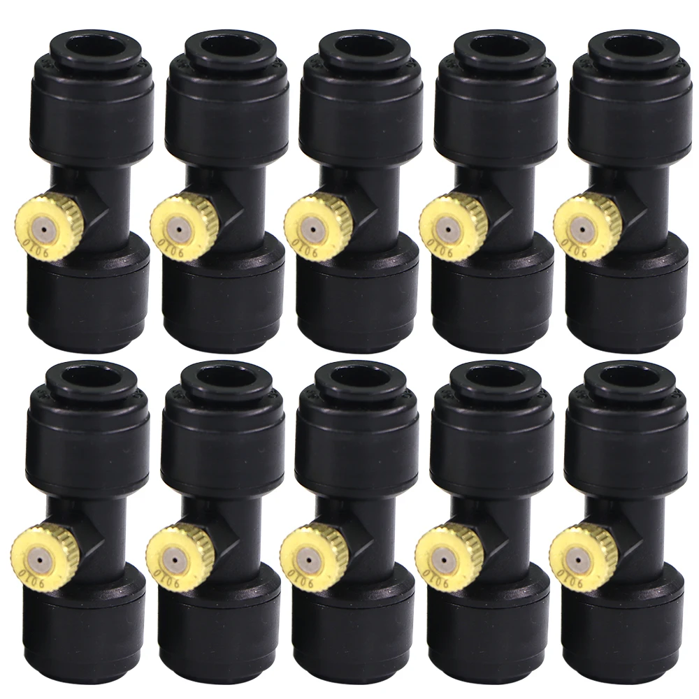 0.1-1mm Brass Sprayer Nozzle with 8mm Tee Joint for 5/16