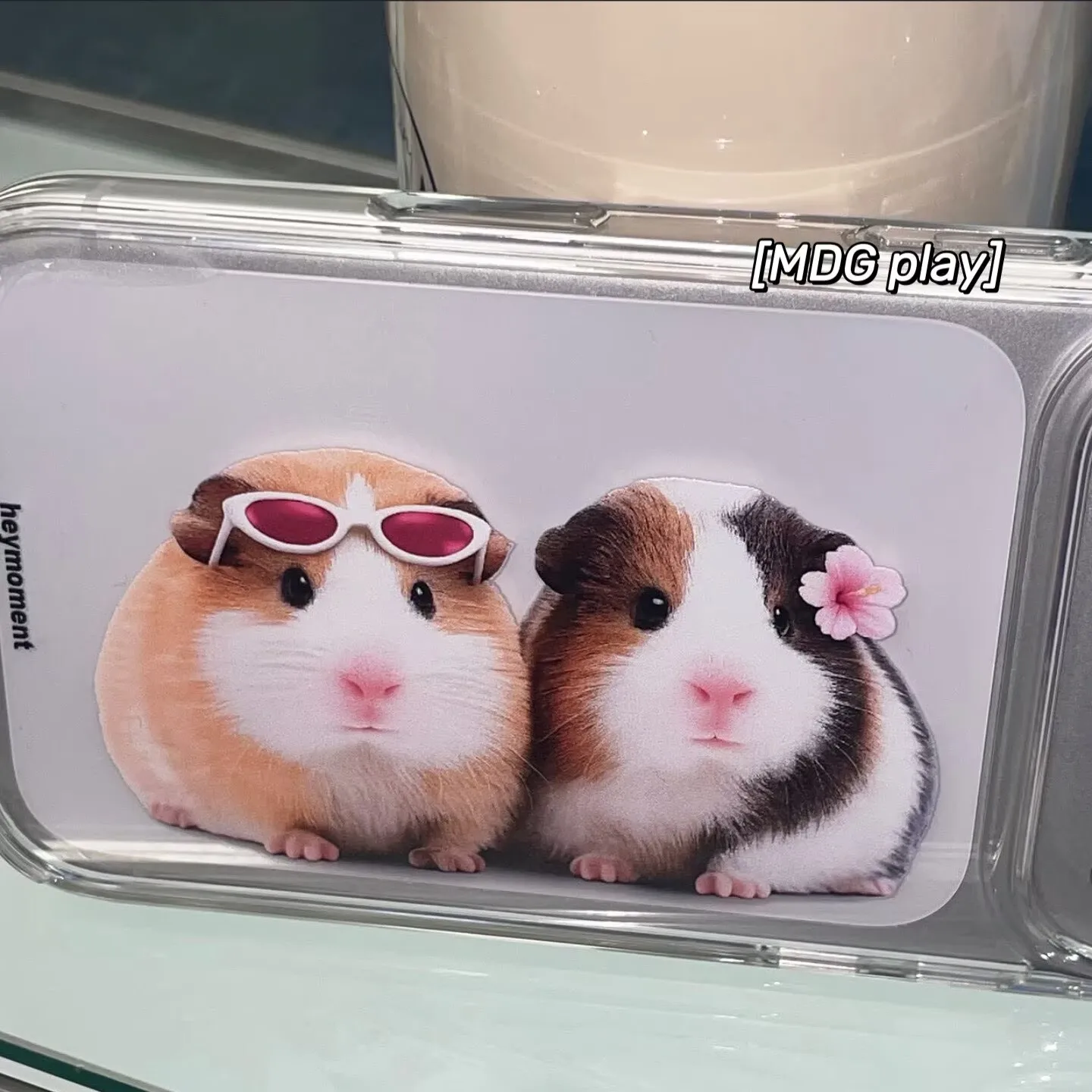 Funda para teléfono con diseño de guinea de Corea, ideal para iPhone Ultra 18, 17, Air 16, 15, 14, 13, 12, 11, X, XR, XSMAX, Pro Max, Mini, Plus, estilo Y2K.