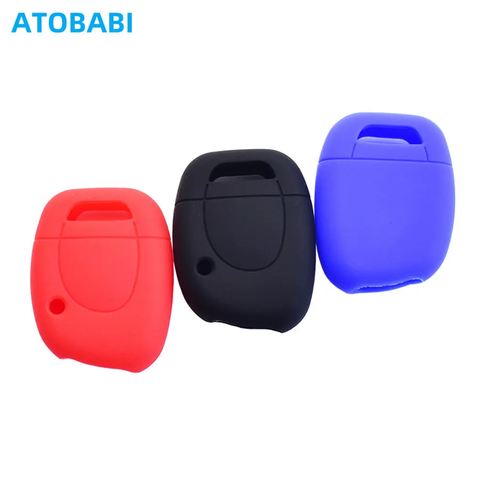 Silicone Car Key Case For Renault Clio Symbol Kangoo Master Megane Scenic  Remote Fob Shell Cover Protector Bag Auto Accessories