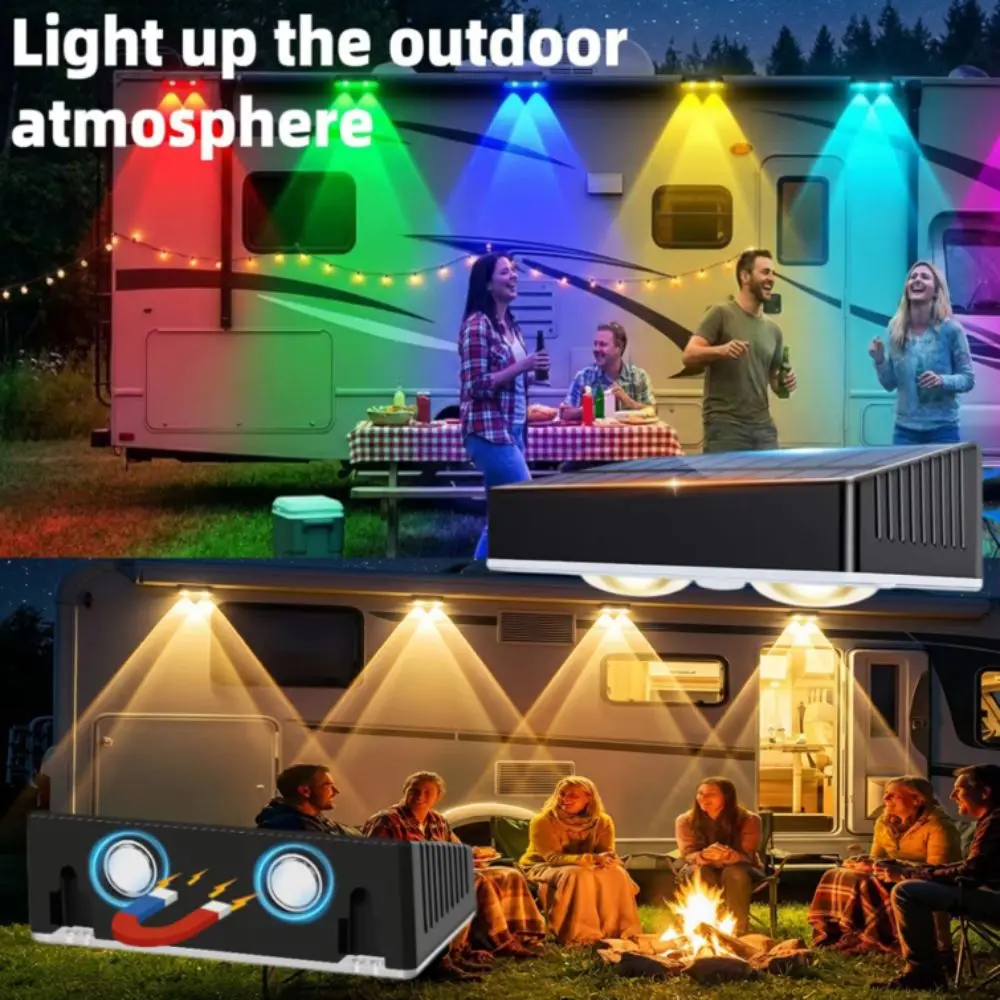 No Drill Solar Outdoor Wall Light Self-Adhesive Waterproof Solar Wall Washer Light Solar Powered No Drilling Solar Fence Light