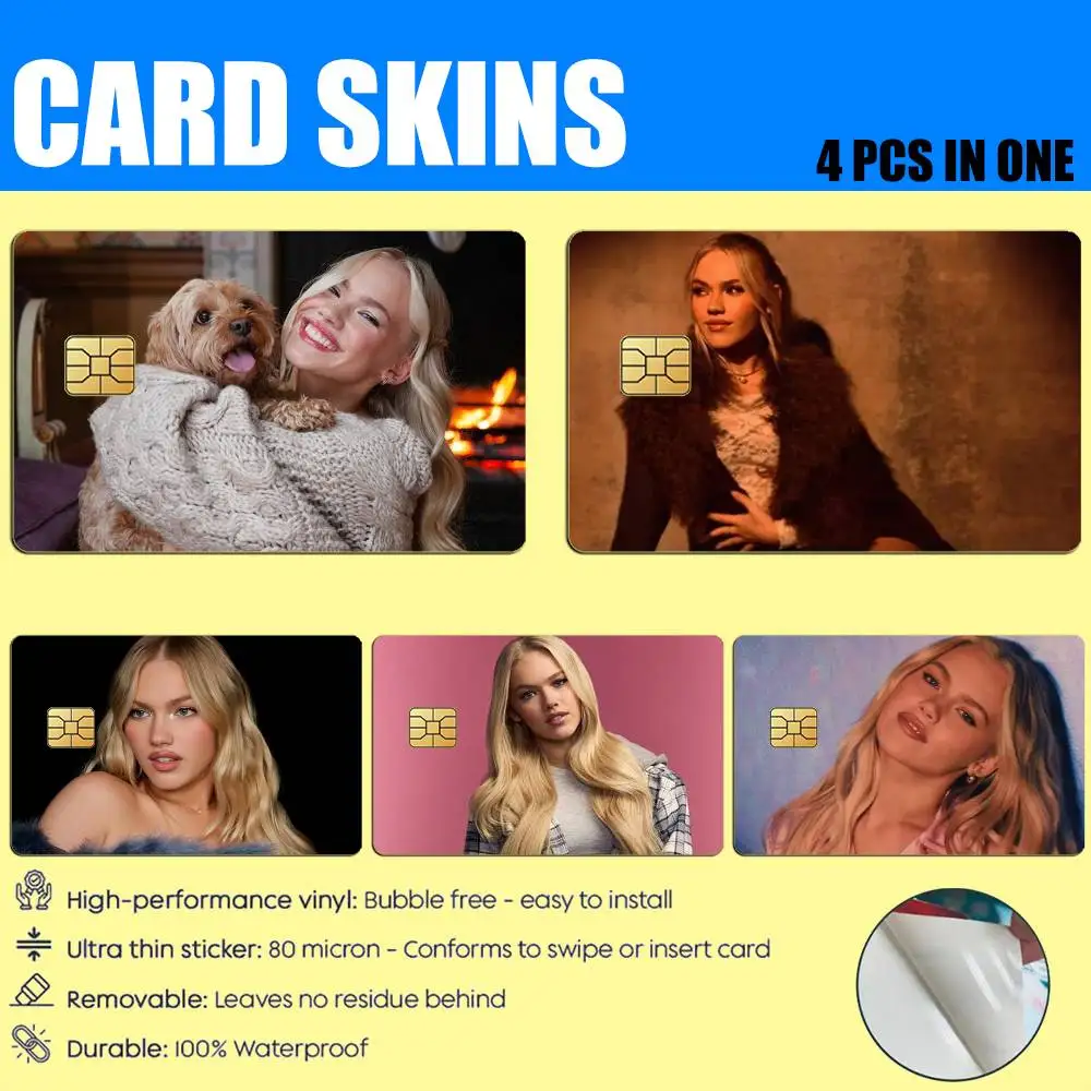 

Rubyyy Singer F-Freya S-Skye Card Stickers for Bank Access Protective Waterproof Film Cover Sticker Gift