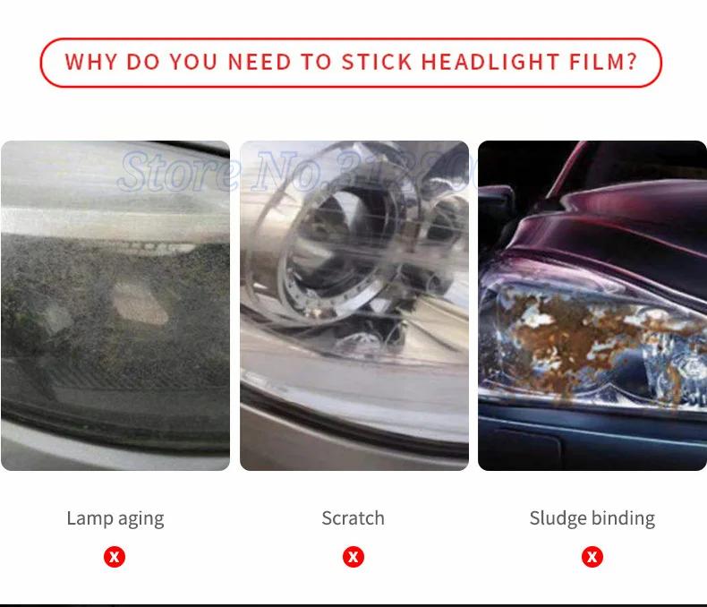 Ppf Selbstheilende TPU Auto Scheinwerfer Anti Kratzer Wrap Film Schützende Auto Rücklichter Film – Detail 1