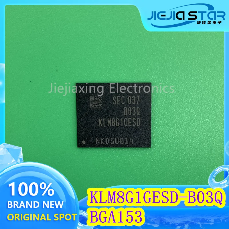 

KLM8G1GESD-B03Q BGA153 Ball EMMC Chip 8GB 100% New Imported Electronics