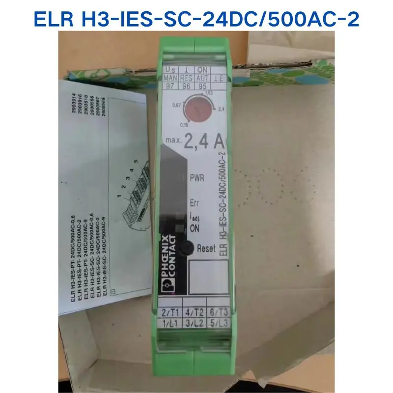 

Second-hand test OK Phoenix starter ELR H3-IES-SC-24DC/500AC-2