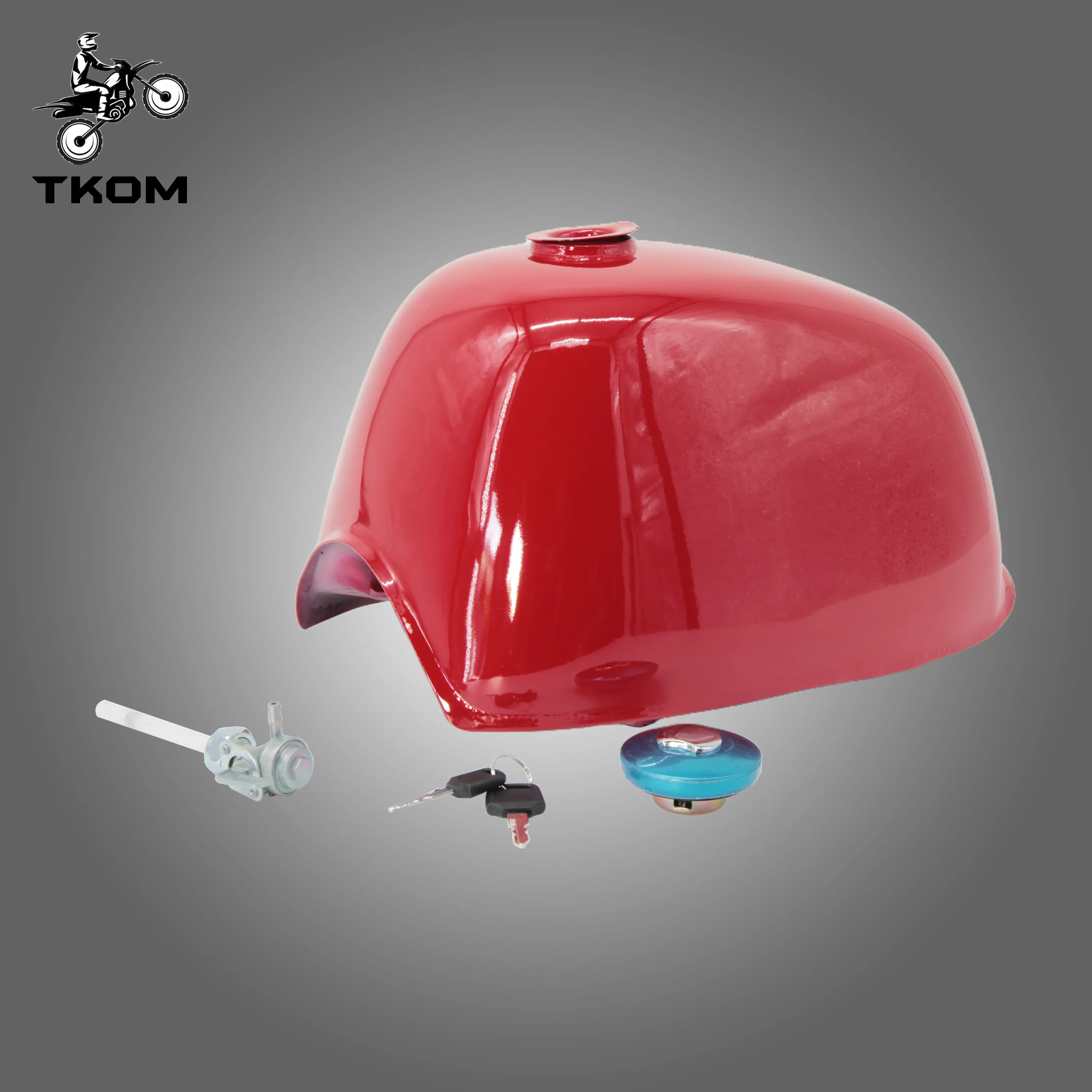 Tanque Fule Monkey Z50 de 8L con tapa, tanque de combustible de Gas de acero de color para motocicleta, para Honda Monkey Bike Z50