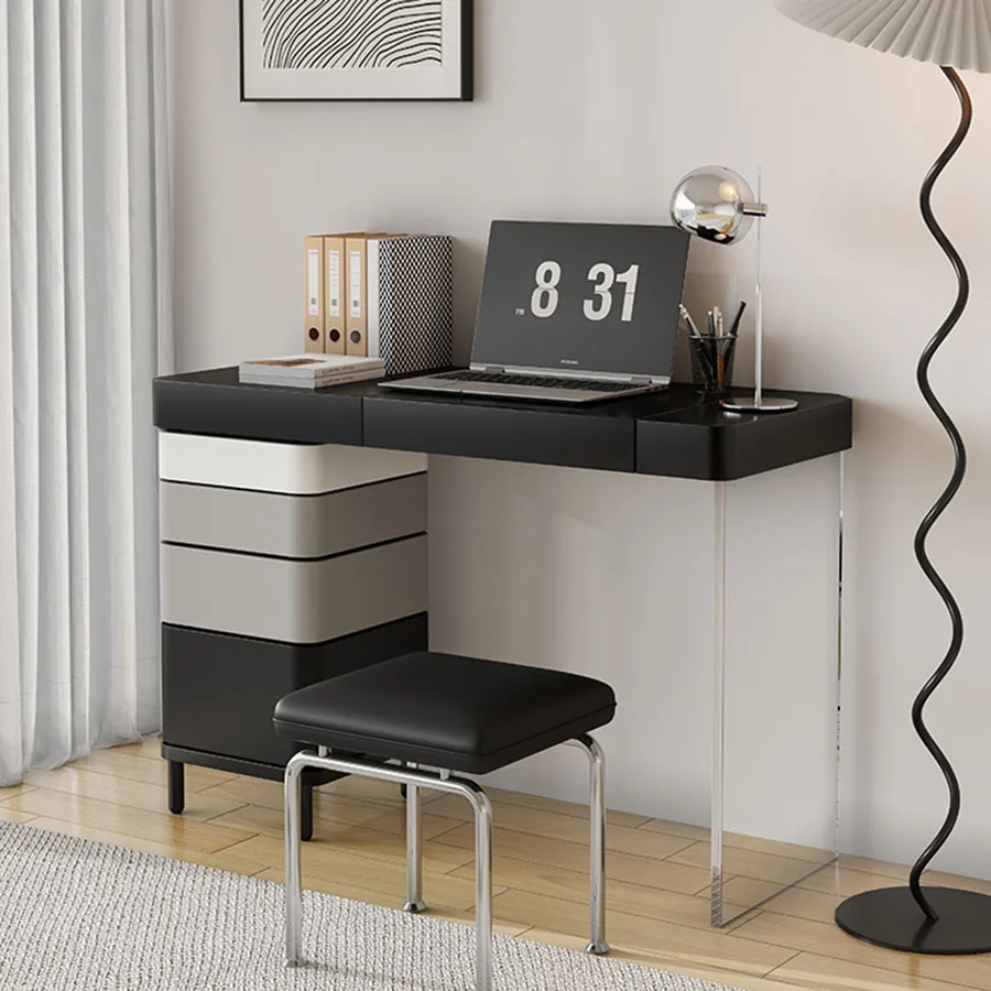 

Italian Vanity Table Multifunction Modern Flip Top Desk Small Corner Placement Mini Dressers Mirror Kommode Bedroom Furniture