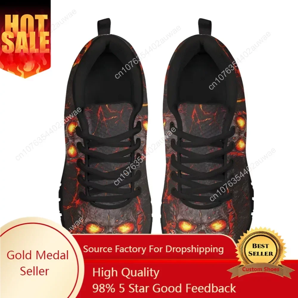 Skull Lava scarpe da donna Summer Mesh scarpe basse traspiranti adulti Walking Sneakers leggere scarpe da ginnastica Zapatillas