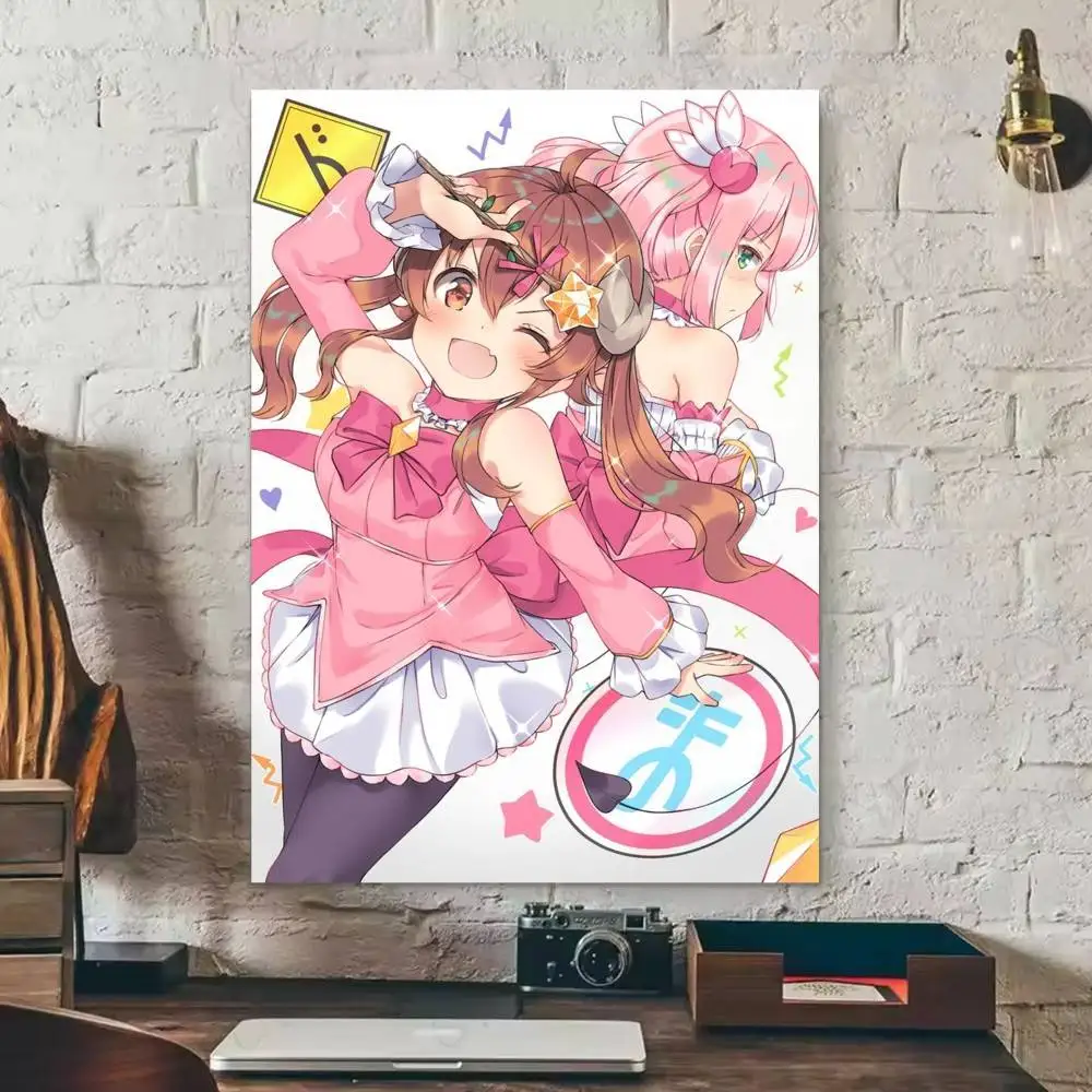 The Demon Girl Next Door  Anime  Poster Waterproof HD Art Wall Decal Self-Adhesive Print