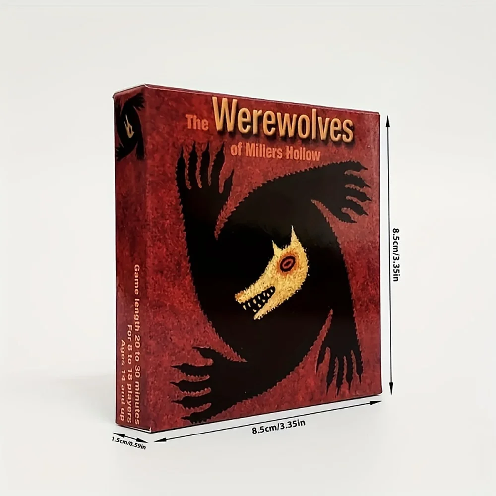 Werewolves Board Game Full English Version For Home Party Adult Financing Family Playing Cards Game 24 Cards