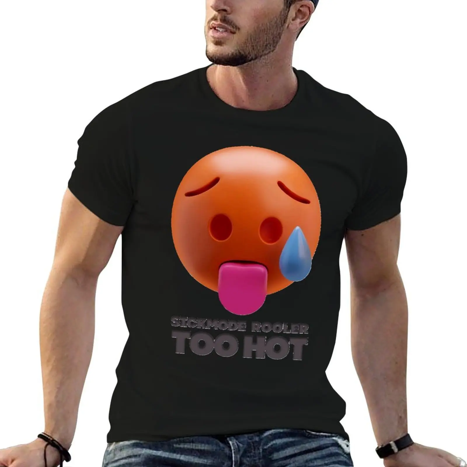 

Sickmode Rooler Too Hot T-Shirt t shirt man luxury anime t shirts for man T-Shirt