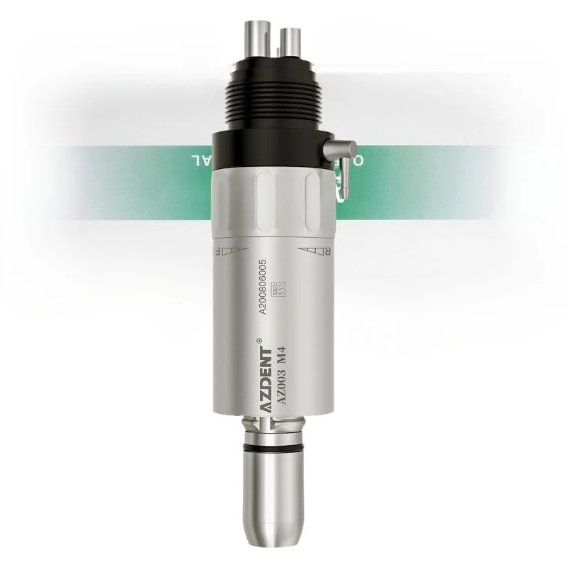Professional LAB Low Speed Handpiece Air Motor for 2/4 Hole Rotation Speed 20,000rpm Gear Ratio 1:1 Direct Drive