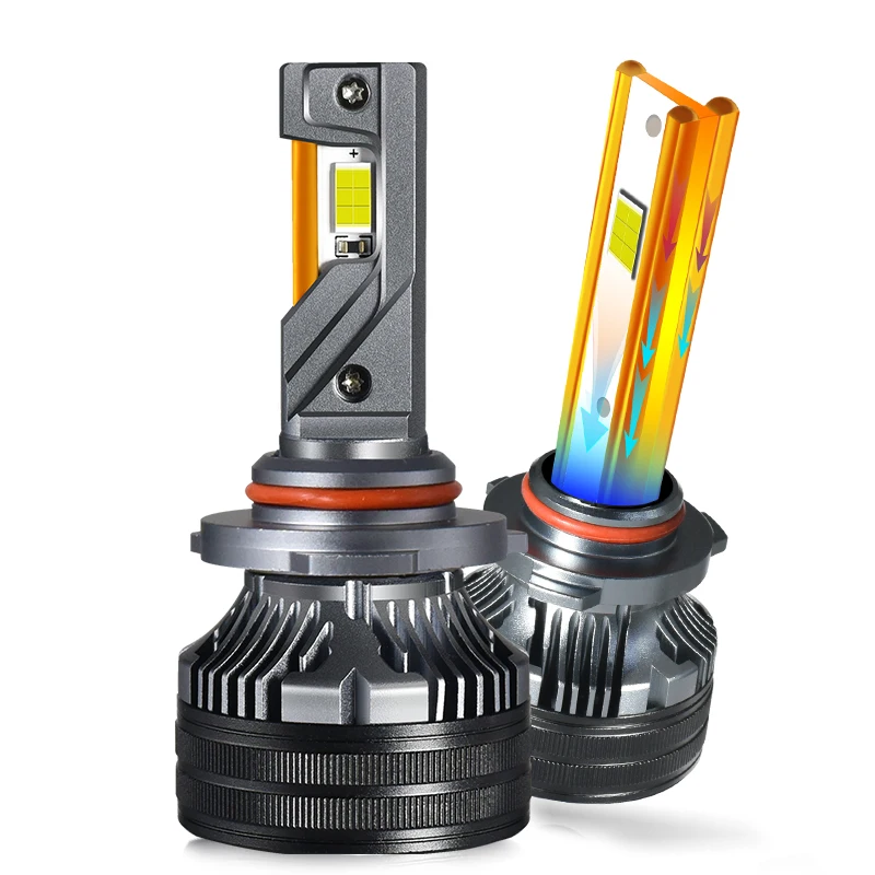 K6C K7C Kupferrohre LED-Scheinwerferlampen Leistungsstark 170 W 170000 LM 6000 K H1 H7 H11 H8 9005 9006 9012 D1S D2S D3S D4S H4 Autolichter