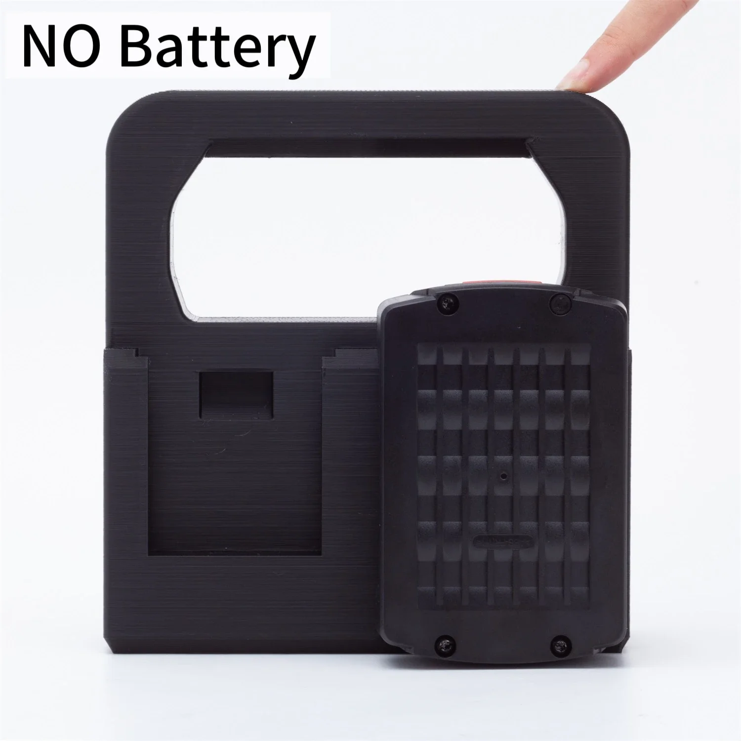 Battery Storage Rack For Bosch 18V 4x Li-ion Battery Basket Carrier Portable Holder Mobile Rack Tool Accessories（NO Battery）
