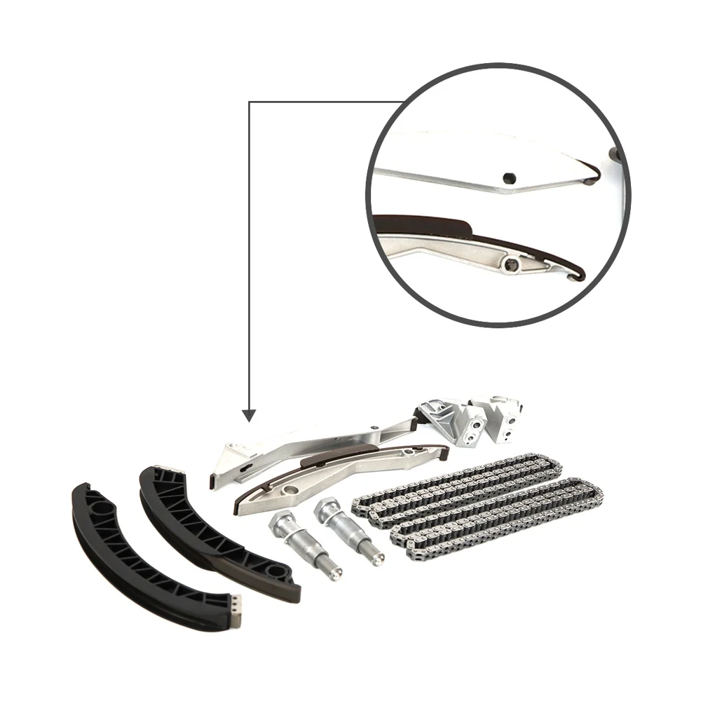 1Set Distributieketting Kit Voor BMW 550i 645ci 650ci 735i 740i 745i 750i X5 N62B 4.8L Motor 11317504468 11311439552 Vervangende Onderdelen