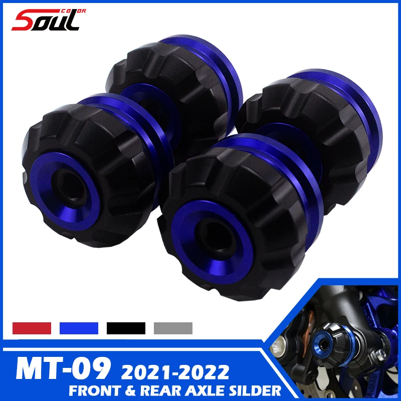

Мотоциклетное переднее и заднее колесо, слайдер передней оси, поворотный рычаг, подходит для YAMAHA MT-09 FZ-09 2021 2022 2023 mt09 SP 21-23 FZ09