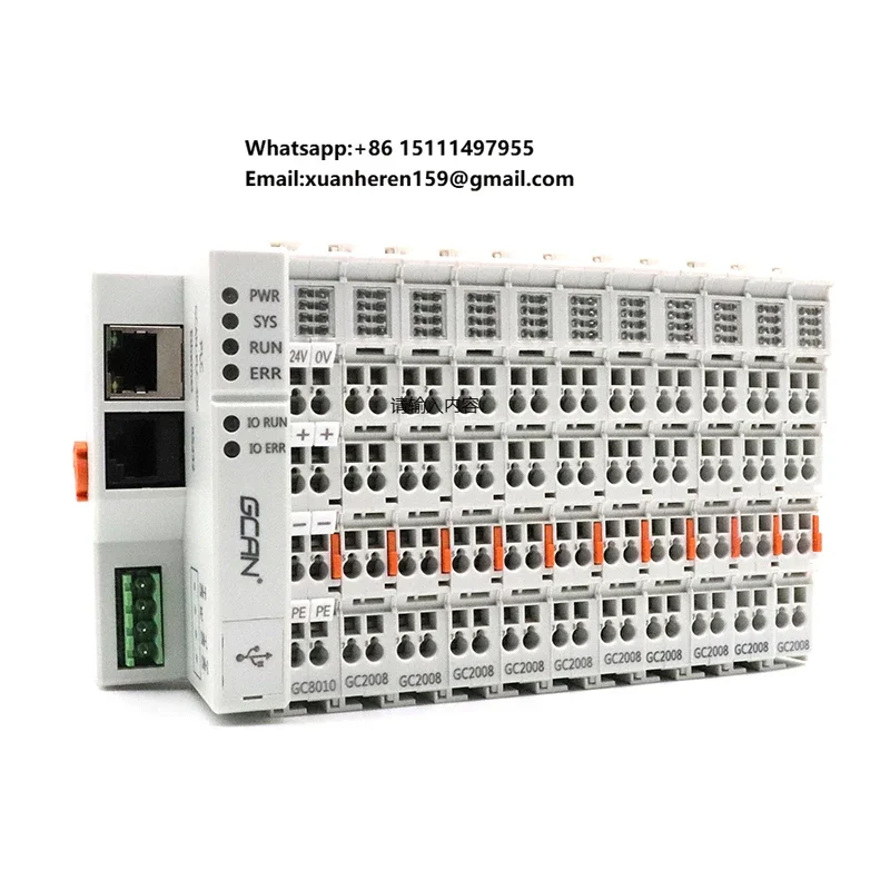 New Original PLC Programmable Controller PLC Connected with HMI with Software for Industrial Automation Process Plc System