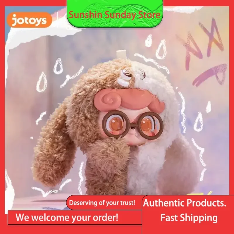 

Genuine Product Jotoys Q Kid Emotional Hairy Monsters Series Vinyl Blind Box Collect Figurines Trendy Toys Ornaments Plush Dolls