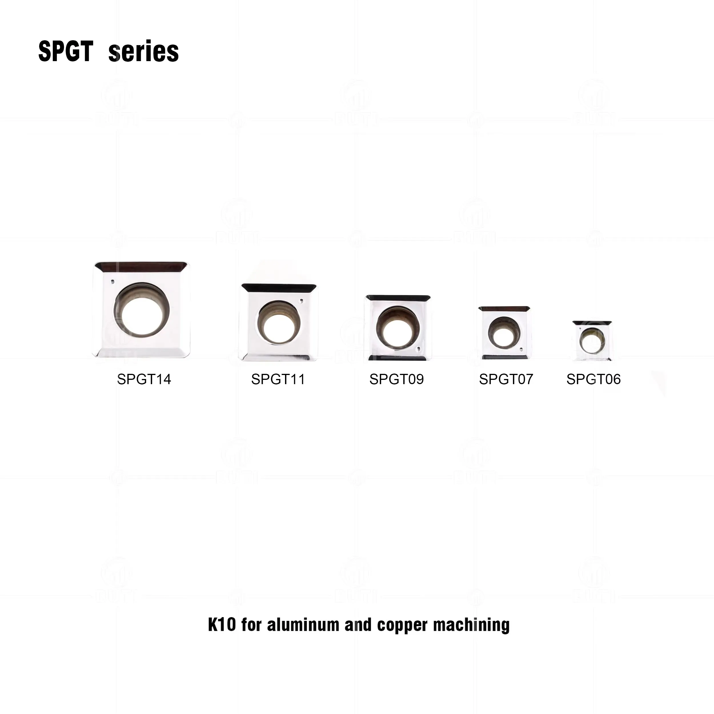 DESKAR 100% الأصلي SPGT060204 SPGT07T308 SPGT090408 SPGT110408 SPGT140512 WCGT080412 AL K10 U drilli الألومنيوم شفرة سبائك الصلب