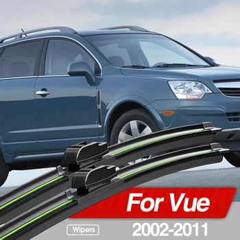 Saturn Vue 2002-2011 앞 유리 와이퍼 블레이드, 2x 윈드 스크린 창문 액세서리, 2003 2004 2005 2006 2007 2008 2009 2010 