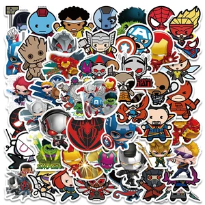 Disney The Avengers Marvel Stickers, Graffiti Diy Sticker, Laptop, Phone, Snowboard, Baggage, Refrigerator, Decal, Child toy, Present 12 Main Sales Sticker for Refrigerator - №10