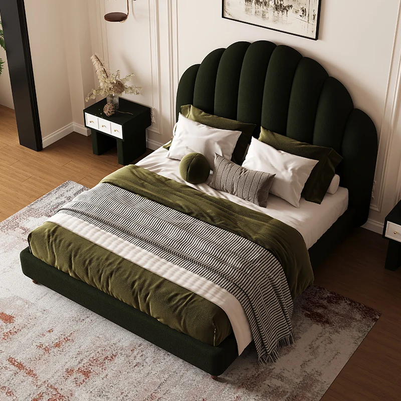 Modern Headboards Bed King Size Bedroom Baby Sleeping Luxury Bed Design Storage European Beauty Castle Muebles Unique Furniture