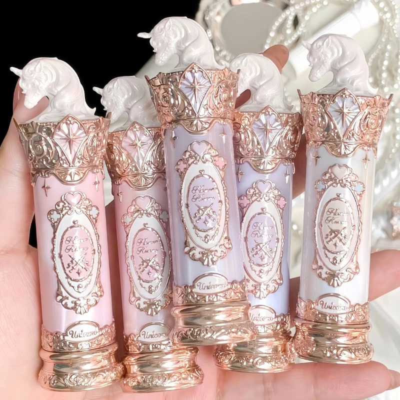 Flower Knows Knight Unicorn Series Film Forming Water-based Lipstick Is Refreshing Non Greasy Long-lasitng Non Stick Cup Makeup
